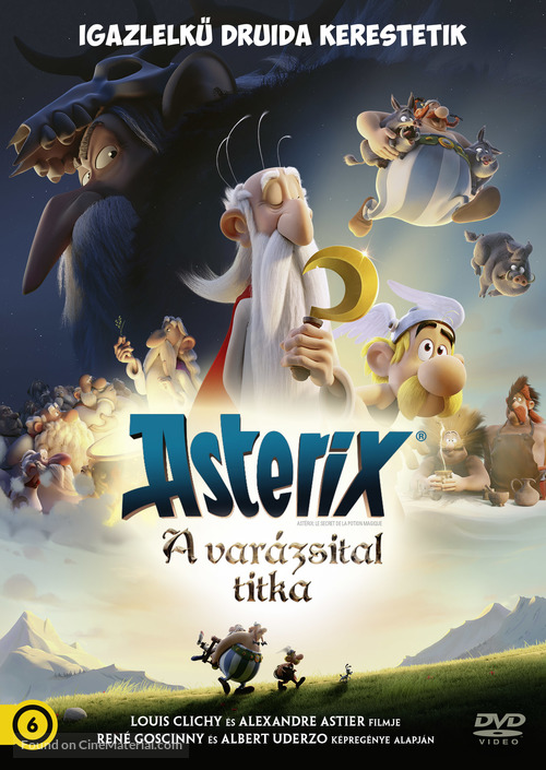 Ast&eacute;rix: Le secret de la potion magique - Hungarian DVD movie cover