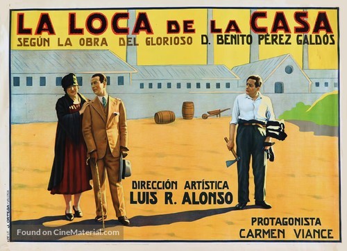 La loca de la casa - Spanish Movie Poster