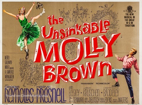 The Unsinkable Molly Brown - British Movie Poster