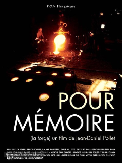 Pour m&eacute;moire - French Movie Poster