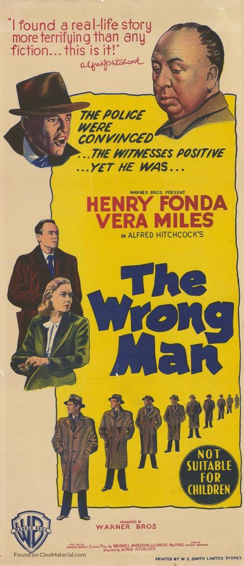The Wrong Man - Australian Movie Poster
