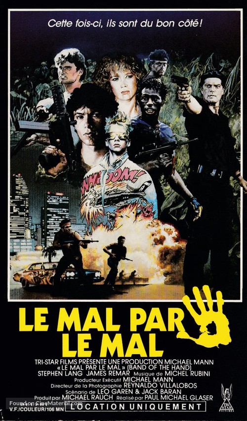Band of the Hand - French VHS movie cover