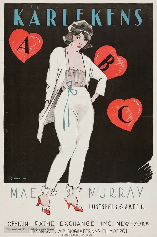 The A.B.C. of Love - Swedish Movie Poster