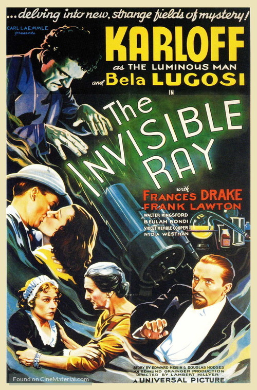 The Invisible Ray - Movie Poster