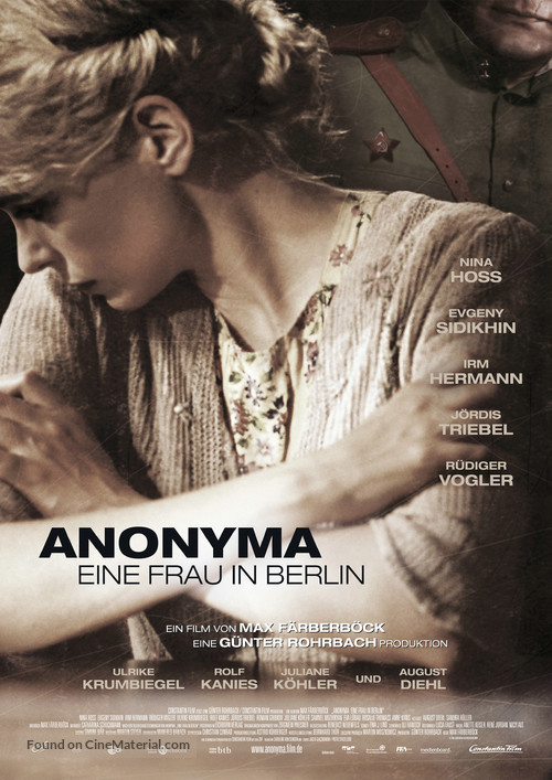 Anonyma - Eine Frau in Berlin - German Movie Poster