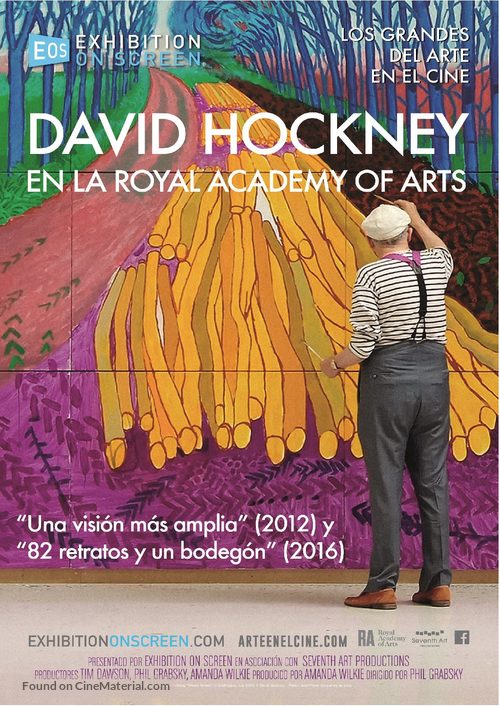 Exhibition on Screen: David Hockney at the Royal Academy of Arts - Spanish Movie Poster