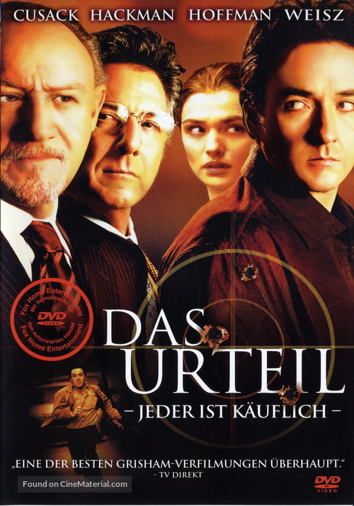 Runaway Jury - German Movie Cover