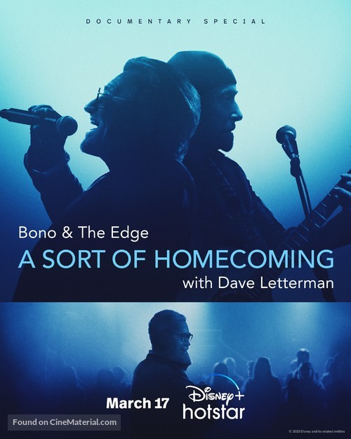 Bono &amp; The Edge: A Sort of Homecoming, with Dave Letterman - Indian Movie Poster