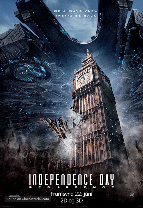 Independence Day: Resurgence - Icelandic Movie Poster