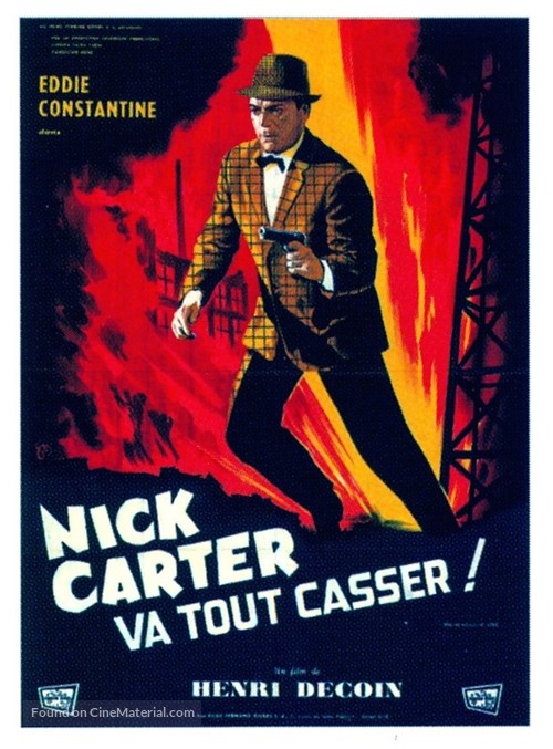 Nick Carter va tout casser - French Movie Poster