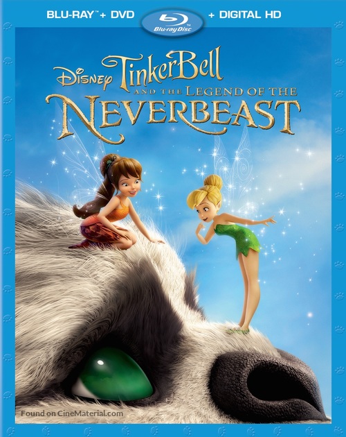 Tinker Bell and the Legend of the NeverBeast - Blu-Ray movie cover