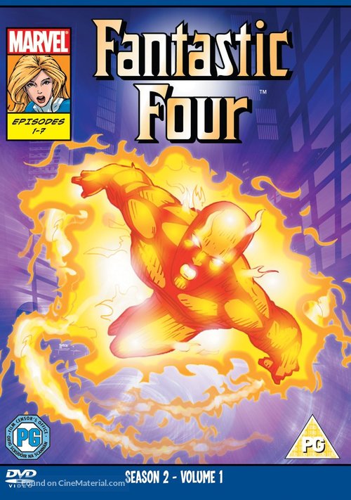 &quot;Fantastic Four&quot; - British DVD movie cover
