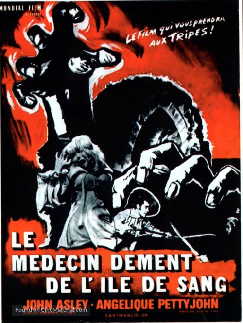 Mad Doctor of Blood Island - French Movie Poster