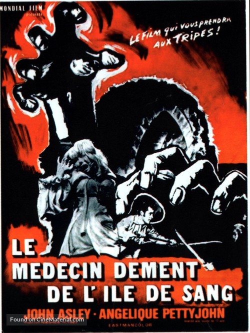 Mad Doctor of Blood Island - French Movie Poster