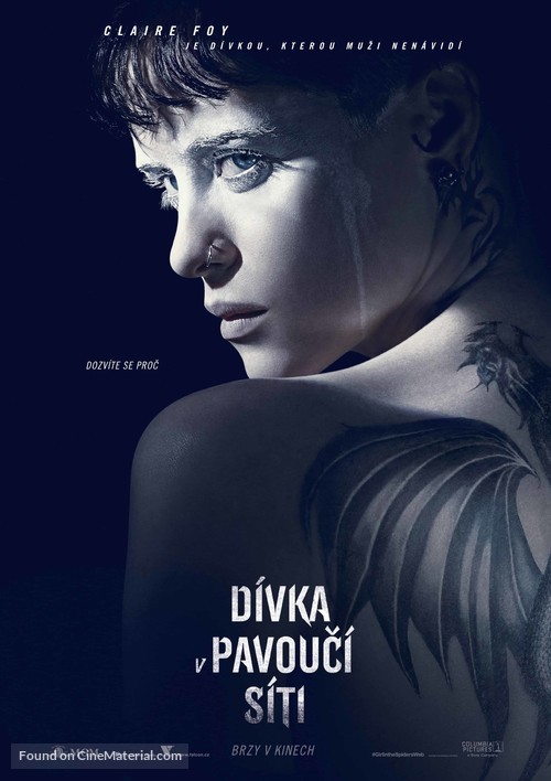 The Girl in the Spider&#039;s Web - Czech Movie Poster