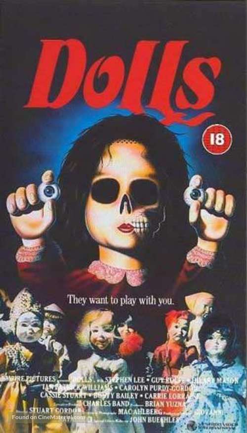 Dolls - British VHS movie cover