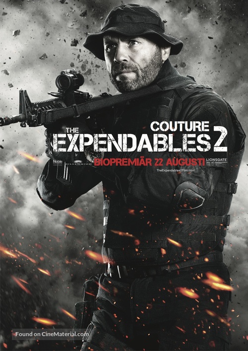 The Expendables 2 - Swedish Movie Poster