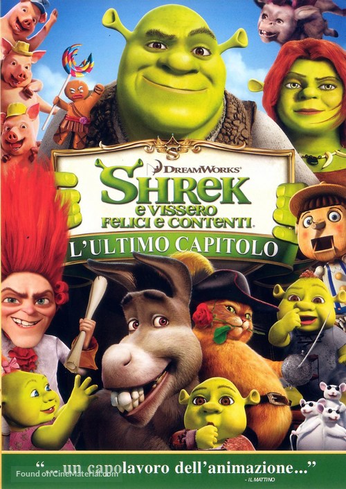 Shrek Forever After - Italian Movie Cover