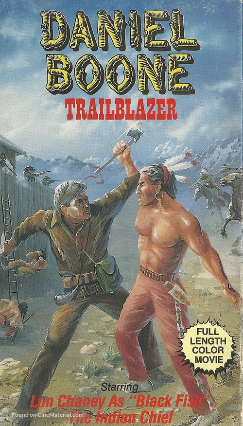 Daniel Boone, Trail Blazer - VHS movie cover