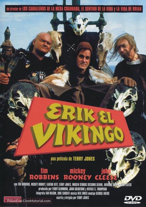 Erik the Viking - Spanish DVD movie cover