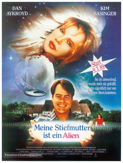 My Stepmother Is an Alien - German Movie Poster