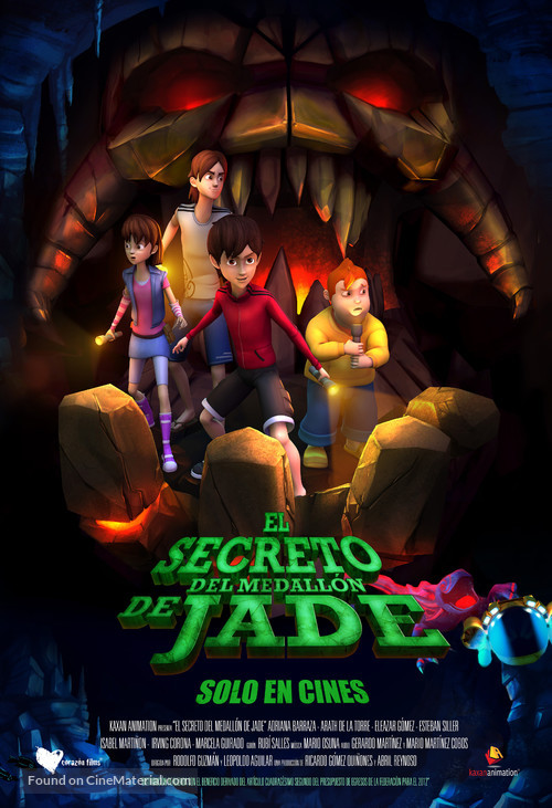 El secreto del medall&oacute;n de jade - Mexican Movie Poster