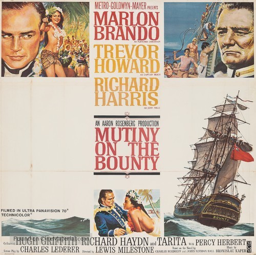 Mutiny on the Bounty - International Movie Poster