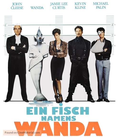 A Fish Called Wanda - German Blu-Ray movie cover