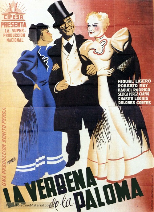 La verbena de la Paloma - Spanish Movie Poster