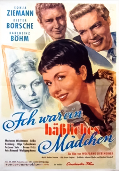 Ich war ein h&auml;&szlig;liches M&auml;dchen - German Movie Poster
