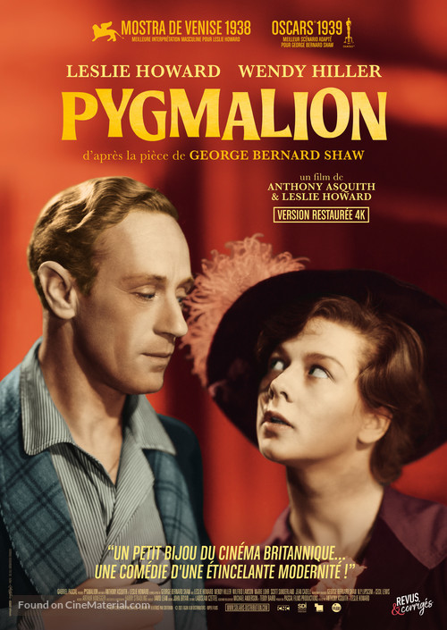 Pygmalion - French Re-release movie poster