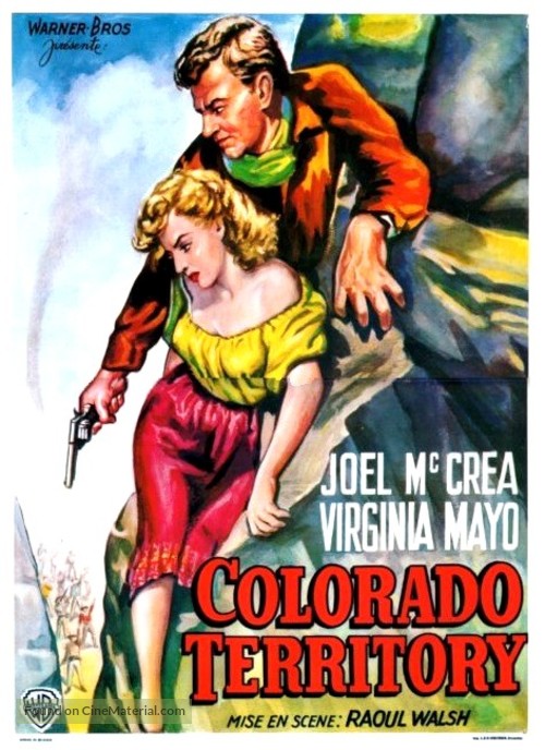 Colorado Territory - Belgian Movie Poster