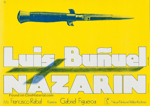 Nazar&iacute;n - German Movie Poster