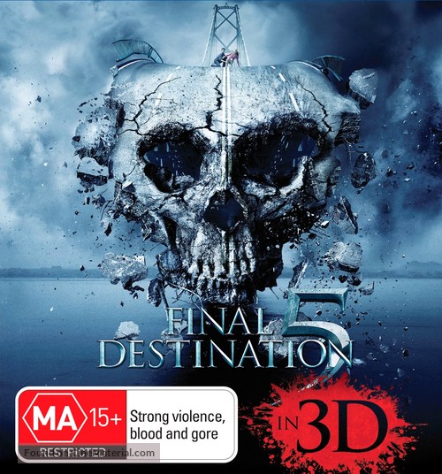 Final Destination 5 - Australian Blu-Ray movie cover