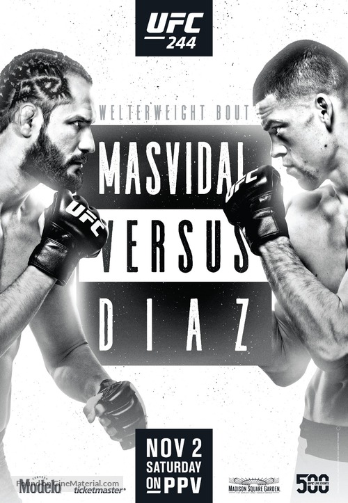 UFC 244: Masvidal vs. Diaz - Movie Poster