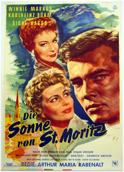 Sonne von St. Moritz, Die - German Movie Poster