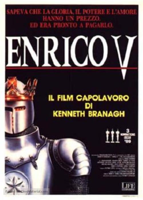Henry V - Italian Movie Poster