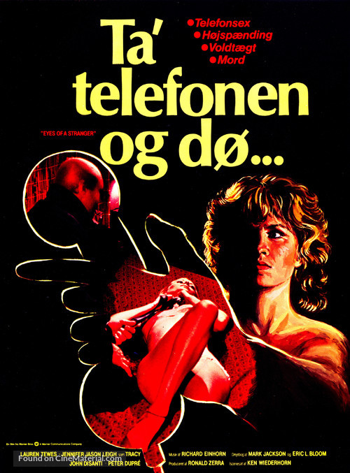 Eyes of a Stranger - Danish Movie Poster