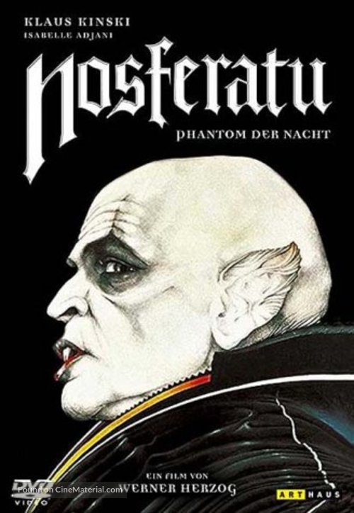 Nosferatu: Phantom der Nacht - German DVD movie cover