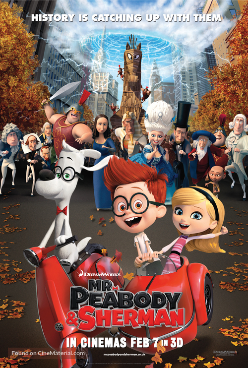 Mr. Peabody &amp; Sherman - British Movie Poster