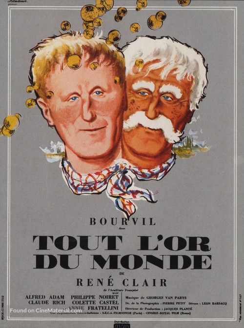 Tout l&#039;or du monde - French Movie Poster