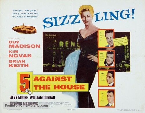 5 Against the House - Theatrical movie poster