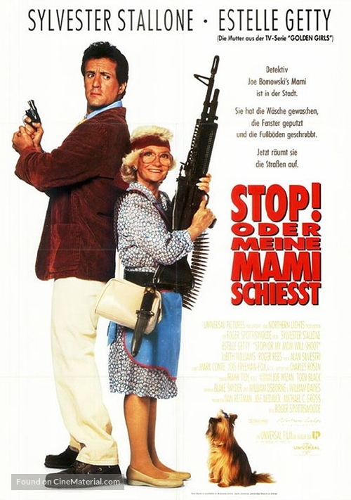Stop Or My Mom Will Shoot - German Movie Poster