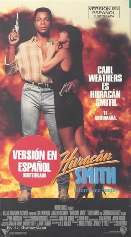 Hurricane Smith - Argentinian VHS movie cover