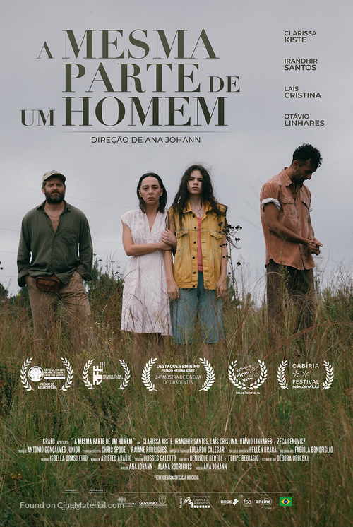 A Mesma Parte de Um Homem - Brazilian Movie Poster