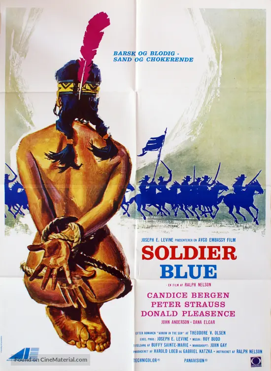 Soldier Blue - Danish Movie Poster