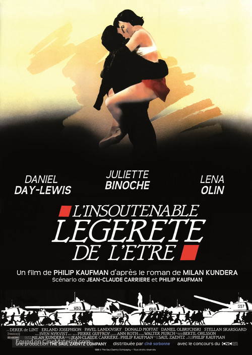 The Unbearable Lightness of Being - French Movie Poster