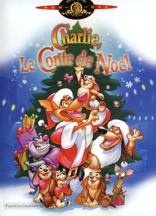 An All Dogs Christmas Carol - French DVD movie cover