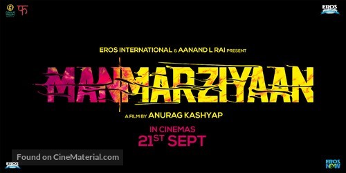 Manmarziyaan - Indian Movie Poster