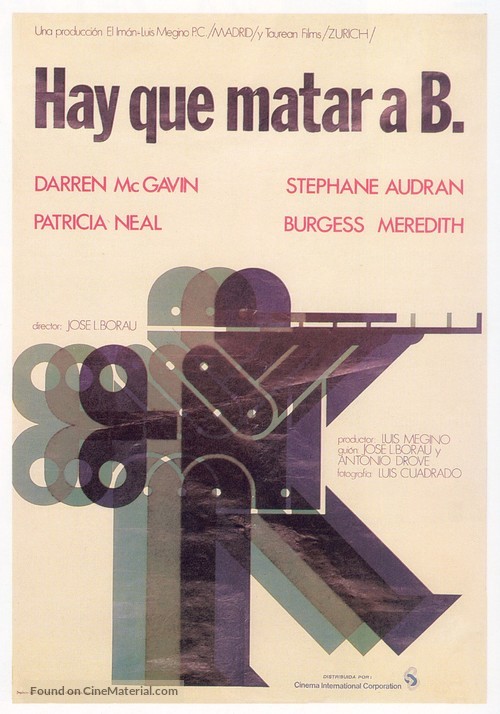 Hay que matar a B. - Spanish Movie Poster